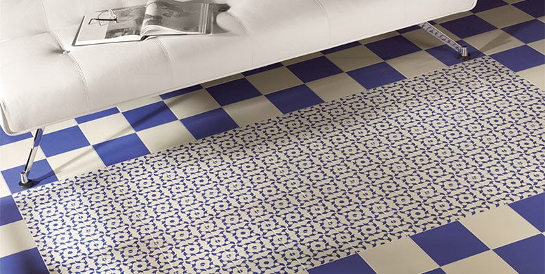 Плитка керамогранітна Victorian Azul 200x200x9 Mainzu