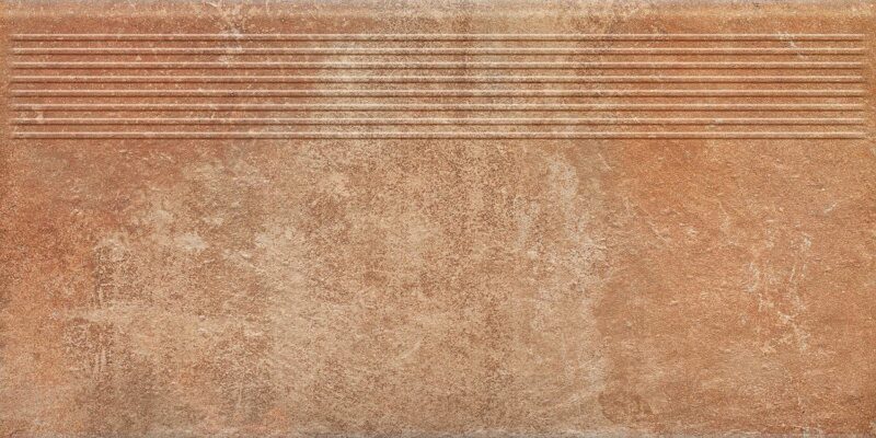 174421-aa2d2 Сходинка пряма Scandiano Rosso 30x60 код 1138 Ceramika Paradyz