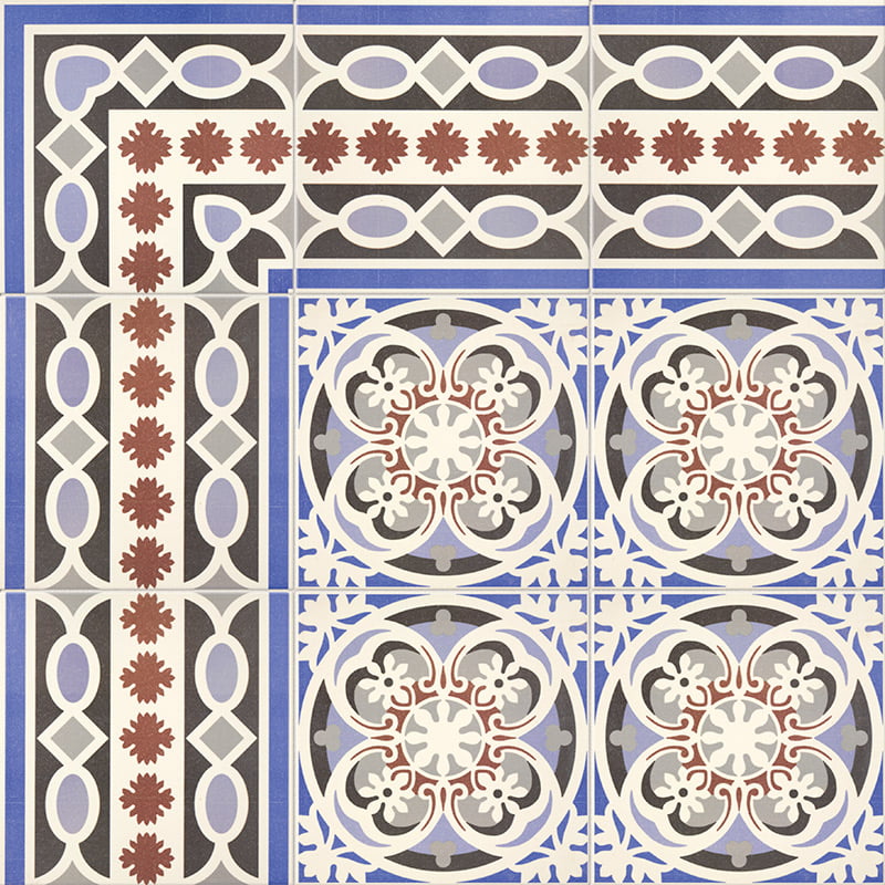 Плитка керамогранітна Victorian Esquina Nou 200x200x9 Mainzu