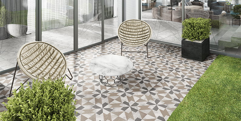 Плитка керамогранітна Versailles Natural 200x200 Mainzu