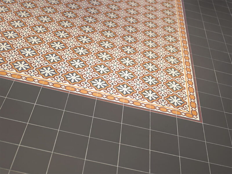 Плитка керамогранітна Victorian Gotic Cenefa 200x200x9 Mainzu