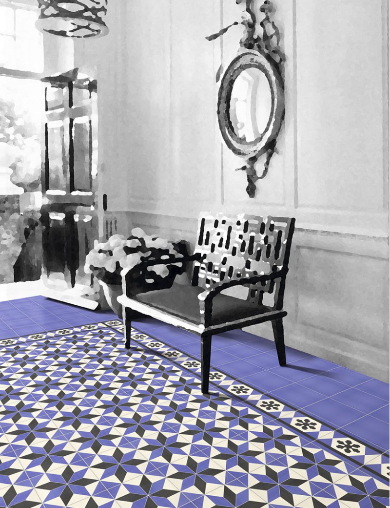 Плитка керамогранітна Victorian Centro Geo 200x200x9 Mainzu
