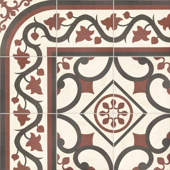176786-a4ddf Плитка керамогранітна Victorian Esquina Deco 200x200x9 Mainzu