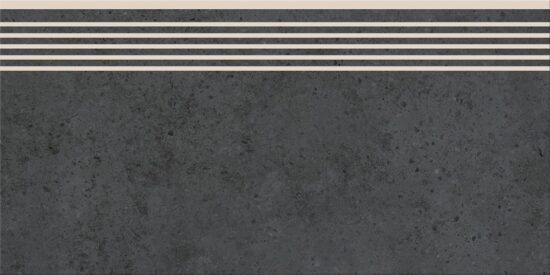 1810114-0b570 Сходинка пряма HIGHBROOK ANTHRACITE STEPTREAD 298х598x8 Cersanit