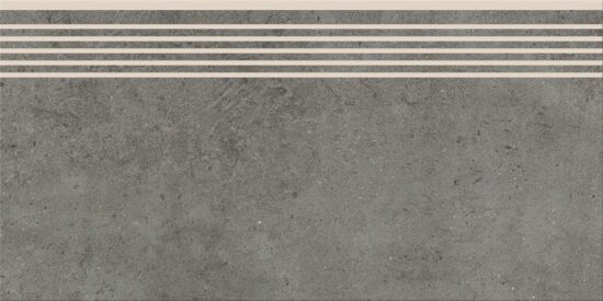 1810119-b7154 Сходинка пряма HIGHBROOK DARK GREY STEPTREAD 298х598x8 Cersanit