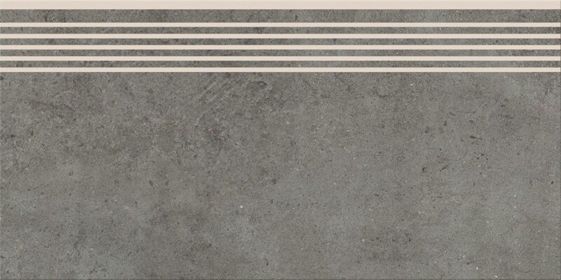 Сходинка пряма HIGHBROOK DARK GREY STEPTREAD 298х598x8 Cersanit