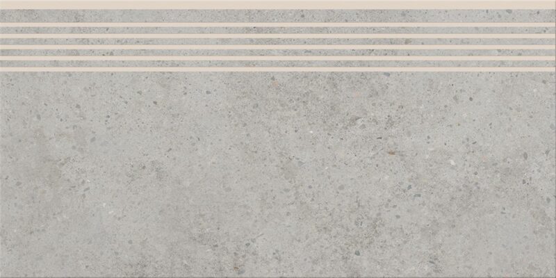 Сходинка пряма HIGHBROOK LIGHT GREY STEPTREAD 298х598x8 Cersanit