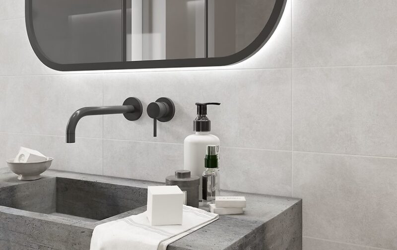 Плитка стінова DENIZE LIGHT GREY 200х600x8,5 Cersanit