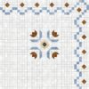 Декор Seine Tabarly-R 3 Azul RECT 200x200x8 Vives