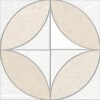 Плитка керамогранітна Seine Bezons-R Crema RECT 150x150x8 Vives