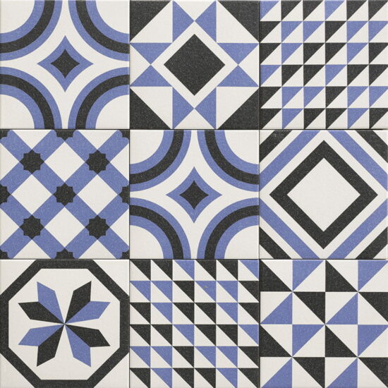 Плитка керамогранітна Trinity Blu 200x200 Mainzu