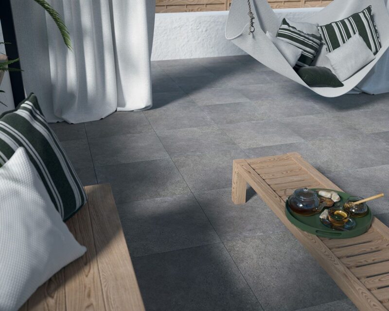 1827163-2de96 Плитка керамогранітна Optimal Grafit 2.0 RECT 595x595x20 Paradyz
