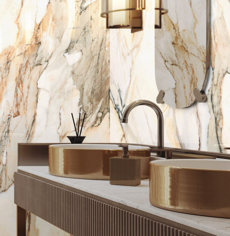 Плитка керамогранітна Calacatta Gold POL 1197x2797x6 Cerrad
