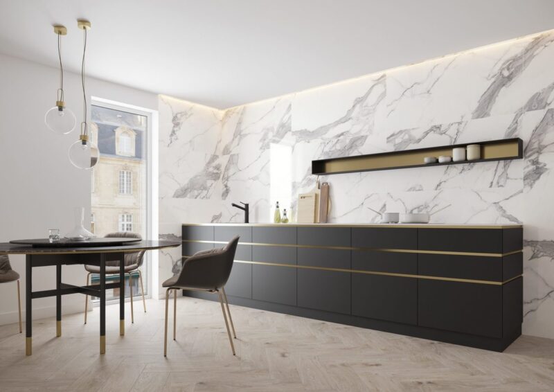 1830850-00680 Цоколь Calacatta White POL 80x597x8 Cerrad