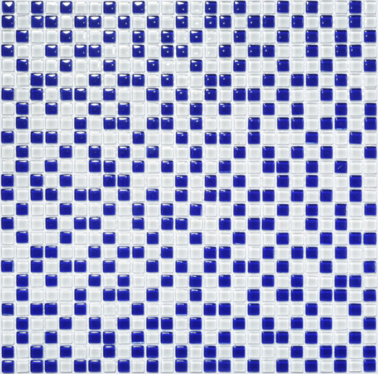 1834139-84651 Мозаїка GM 410006 C2 Cobalt d-White 300х300х4 Котто Кераміка