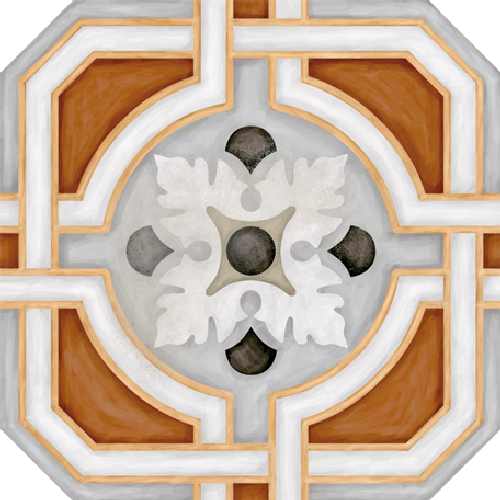 1834439-9d39c Плитка керамогранітна Octogono Zimer Multicolor 200x200x8 Vives