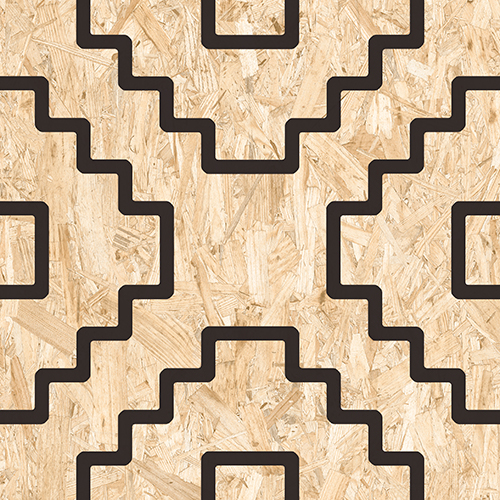 Плитка керамогранітна Seriaki-R Natural Negro RECT 593x593x9 Vives