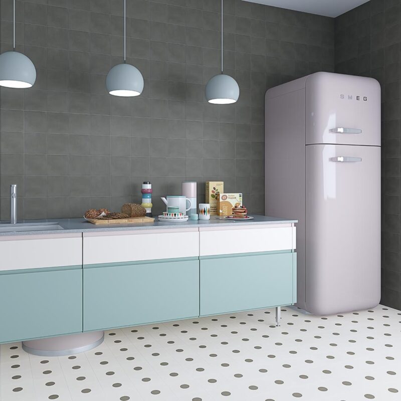 Плитка керамогранітна Pop Tile Sixties-R Marengo RECT 150x150x8 Vives