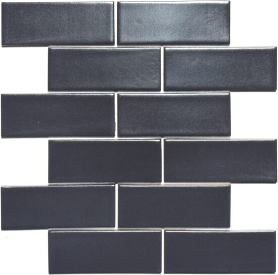 1835547-9bba9 Мозаїка BRICK B 6022 Grafit Black 300x300х9 Котто Кераміка