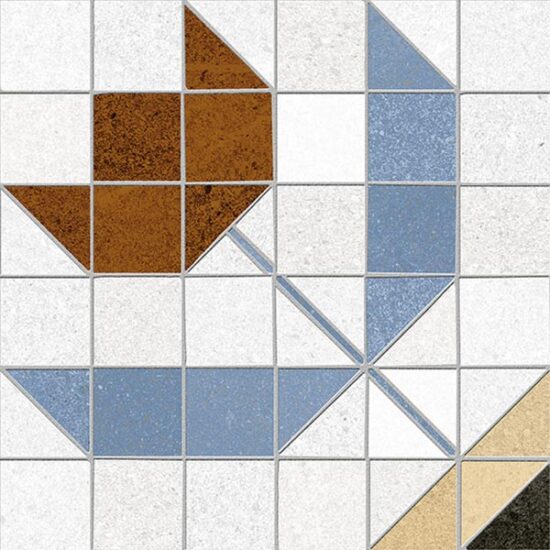 Плитка керамогранітна Seine Sedar-R Azul RECT 200x200x8 Vives