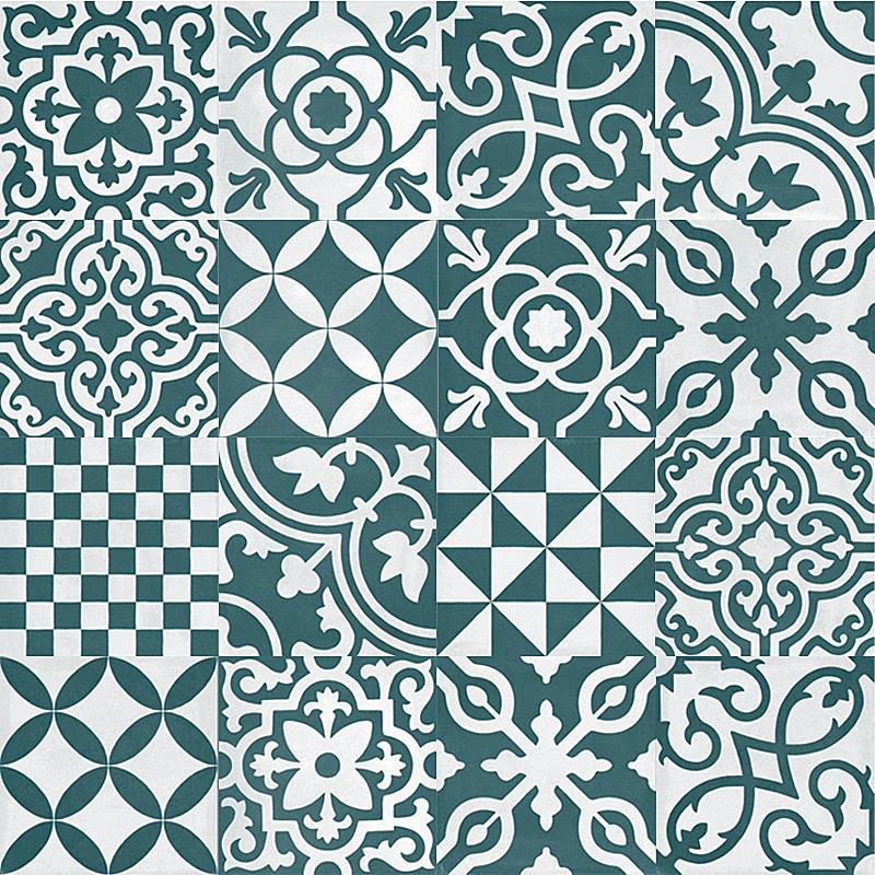 1836538-640da Плитка керамогранітна R7H4 Contrasti Ottanio Decor Mix 200x200x10 Ragno