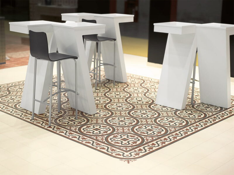 Плитка керамогранітна Victorian Blanco 200x200x9 Mainzu
