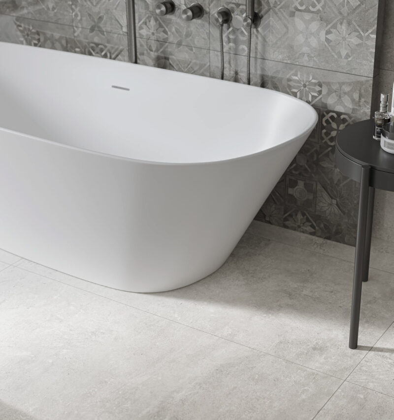 Плитка керамогранітна Softcement White RECT 597x1197x8 Cerrad