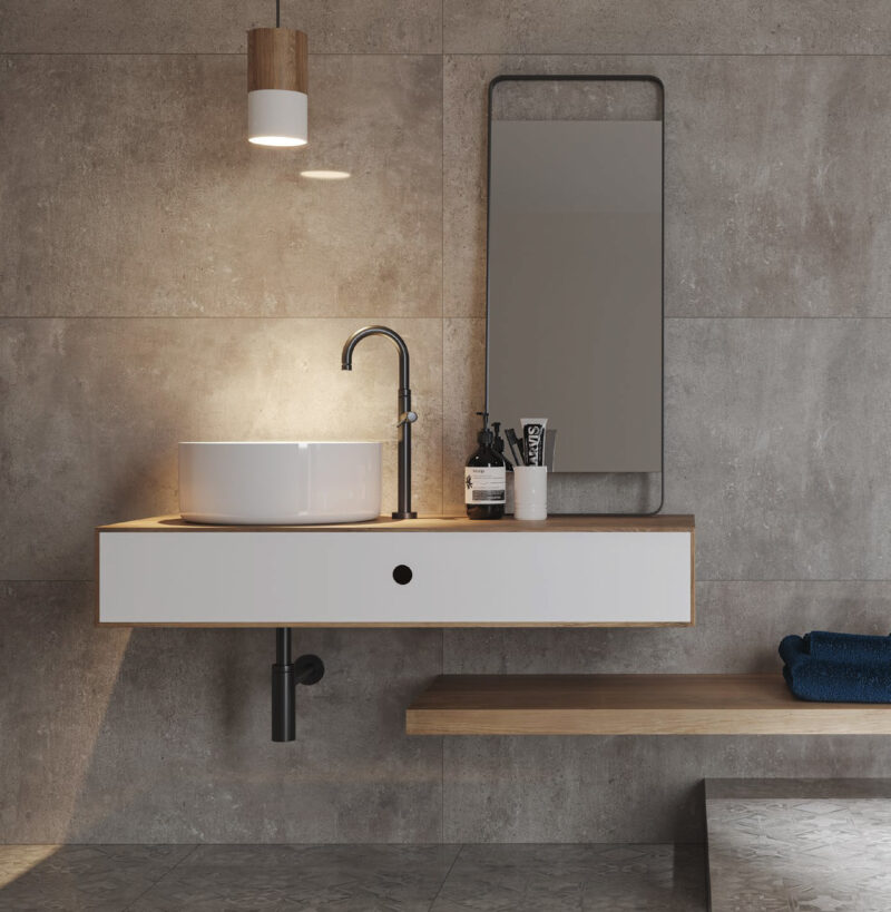 1841222-97f01 Плитка керамогранітна Softcement Silver RECT 597x597x8 Cerrad