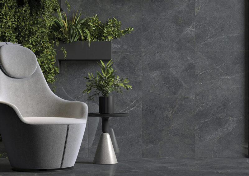 184309074-f6417 Плитка керамогранітна Distinct Graphite SILKY CRISTAL LAP 597x597x8 Cerrad