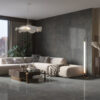 Плитка керамогранітна Textural Anthracite SILKY CRISTAL LAP 597x1197x8 Cerrad