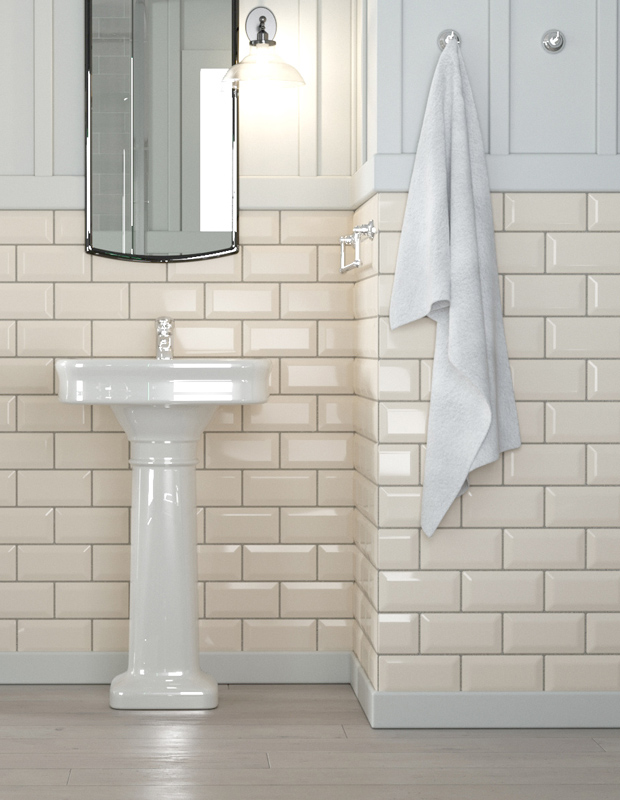 Плитка стінова The Wall plane світло-сірий 100x300x7 Golden Tile
