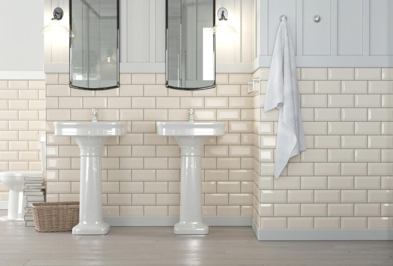 Плитка стінова The Wall plane світло-сірий 100x300x7 Golden Tile