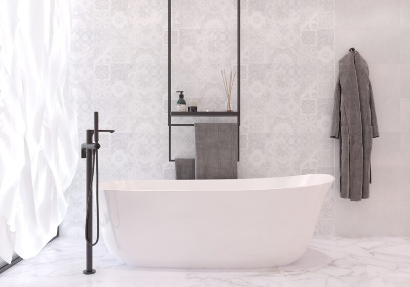 Плитка стінова Doha світло-сірий 300x600x9 Golden Tile