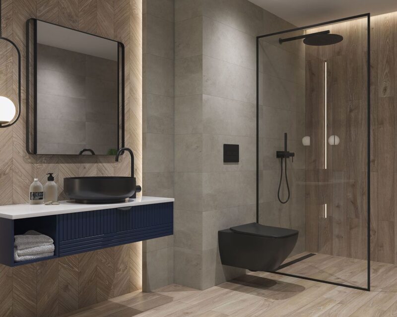 Декор Wildland Naturale (Twilight) Chevon правий 148x888x10 Paradyz