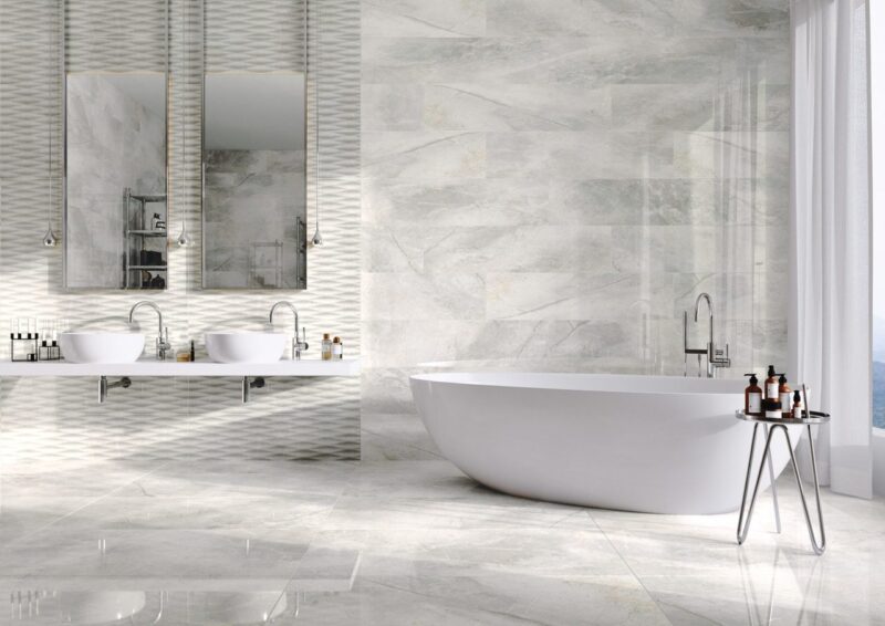 1860836-55af5 Плитка підлогова Masterstone White POL 119,7x119,7x0,8 код 7085 Cerrad
