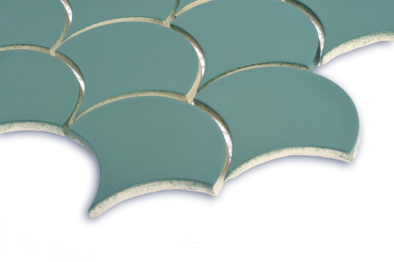 Мозаїка SCALES SC 6017 Aquamarine 240x240x9 0,037 м2 Кераміка Лео