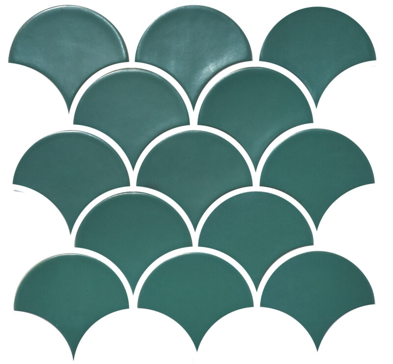 Мозаїка SCALES SC 6017 Aquamarine 240x240x9 0,037 м2 Кераміка Лео