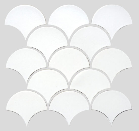 Мозаїка SCALES SC 6024 A White Мозаїка SCALES SC 6024 White 240x240x9 0,037 м2 Кераміка Лео
