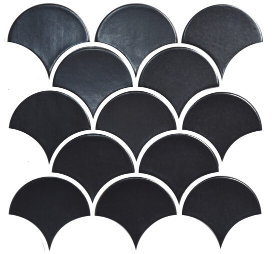 Мозаїка SCALES SC 6022 A Graphite Black Мозаїка Scales SC X 6022 Graphite Black 300x300x9 Котто Кераміка
