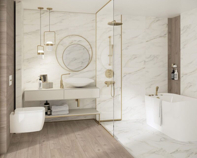 1884844-05367 Плитка керамогранітна Daybreak Bianco RECT 598x598x8 Paradyz