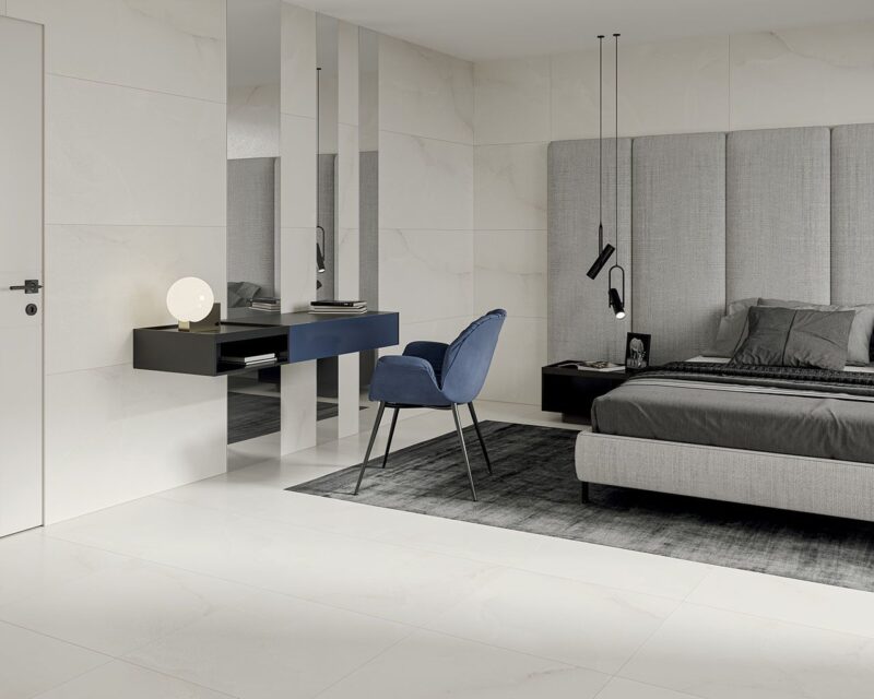 1885129-d2acf Плитка керамогранітна Elegantstone Bianco RECT LAP 598x1198x10 Paradyz