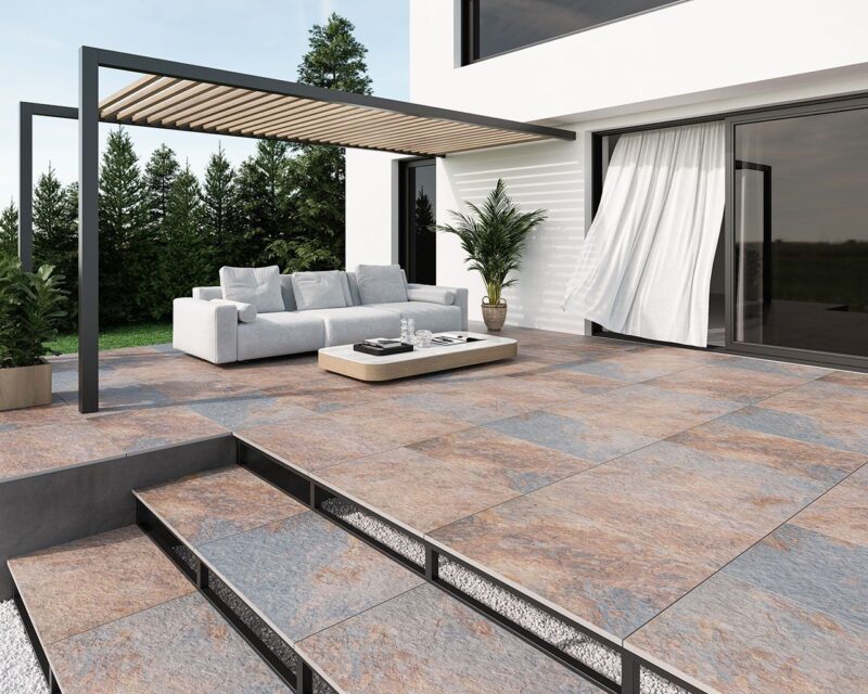 Плитка керамогранітна Minster Rustic 2.0 RECT STR 595x895x20 Paradyz