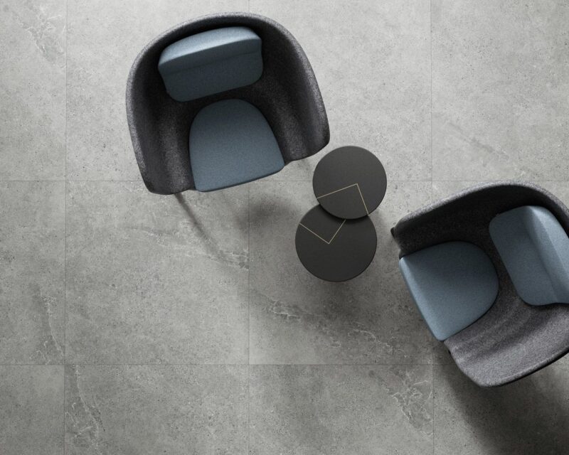 Плитка керамогранітна Authority Graphite RECT 1200x1200x9 Paradyz