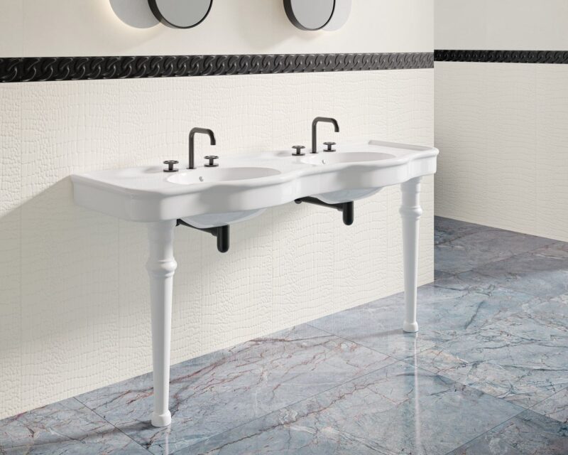 Плитка керамогранітна Monet Blue RECT POL 1200x2800x6 Paradyz