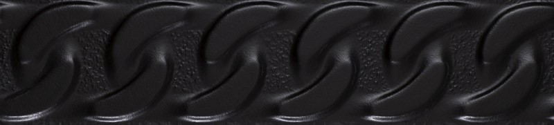 Фриз Fashion Spirit Black STR MAT 9x39,8 код 9632 Ceramika Paradyz