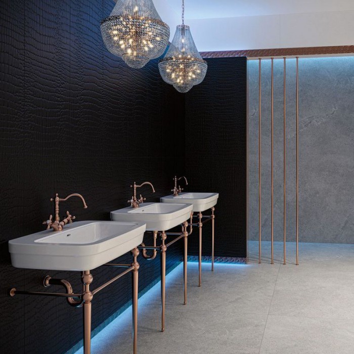 Фриз Fashion Spirit Copper STR Блиск 4,5x39,8 код 9625 Ceramika Paradyz