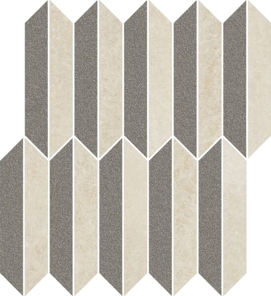 Мозаїка різана Mystic Shadows Beige Mix MAT 27,4x29,8 код 9687 Ceramika Paradyz