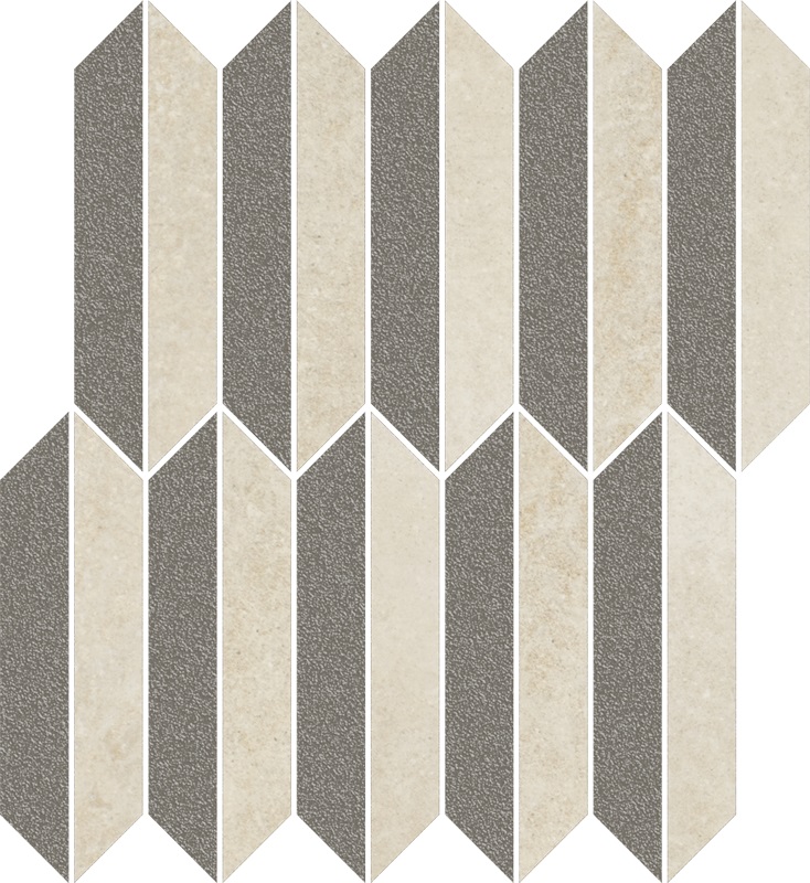 1888748-386a1 Мозаїка різана Mystic Shadows Beige Mix MAT 27,4x29,8 код 9687 Ceramika Paradyz