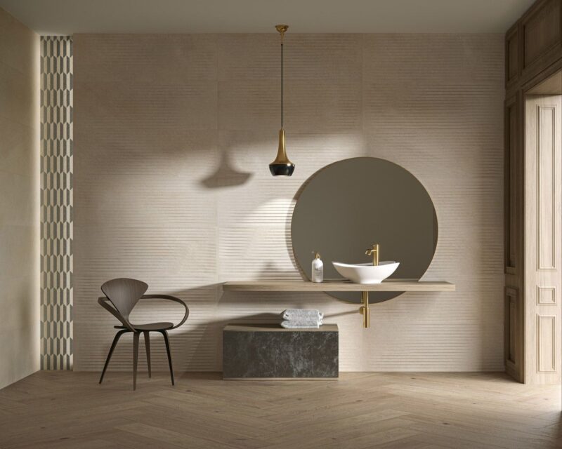 1888748-c3656 Мозаїка різана Mystic Shadows Beige Mix MAT 27,4x29,8 код 9687 Ceramika Paradyz
