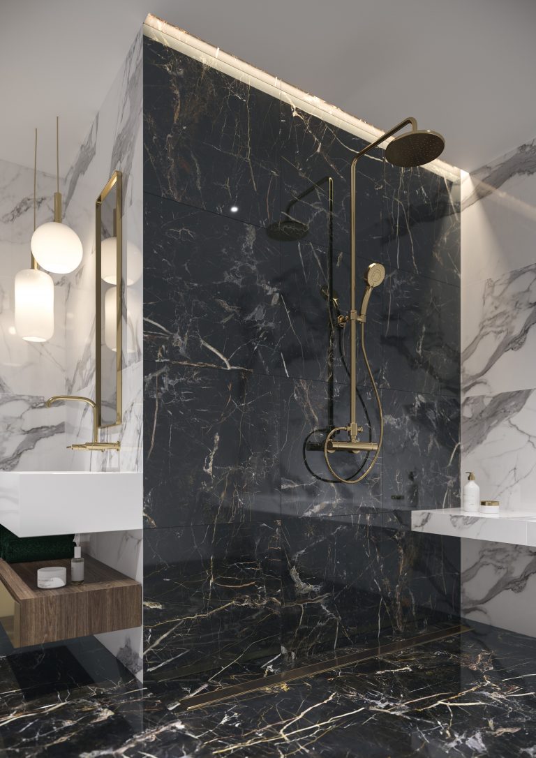 Плитка підлогова Marquina Nero POL 119,7x279,7x0,6 код 7541 Cerrad